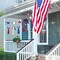 4 Pack 26.3 Feet Patriotic Stars Banner Tassel Pom Pom Red Blue White Star Garland for 4th of July Independence Day Patriotic Veterans Party Memorial Day Birthday Hanging Decorations